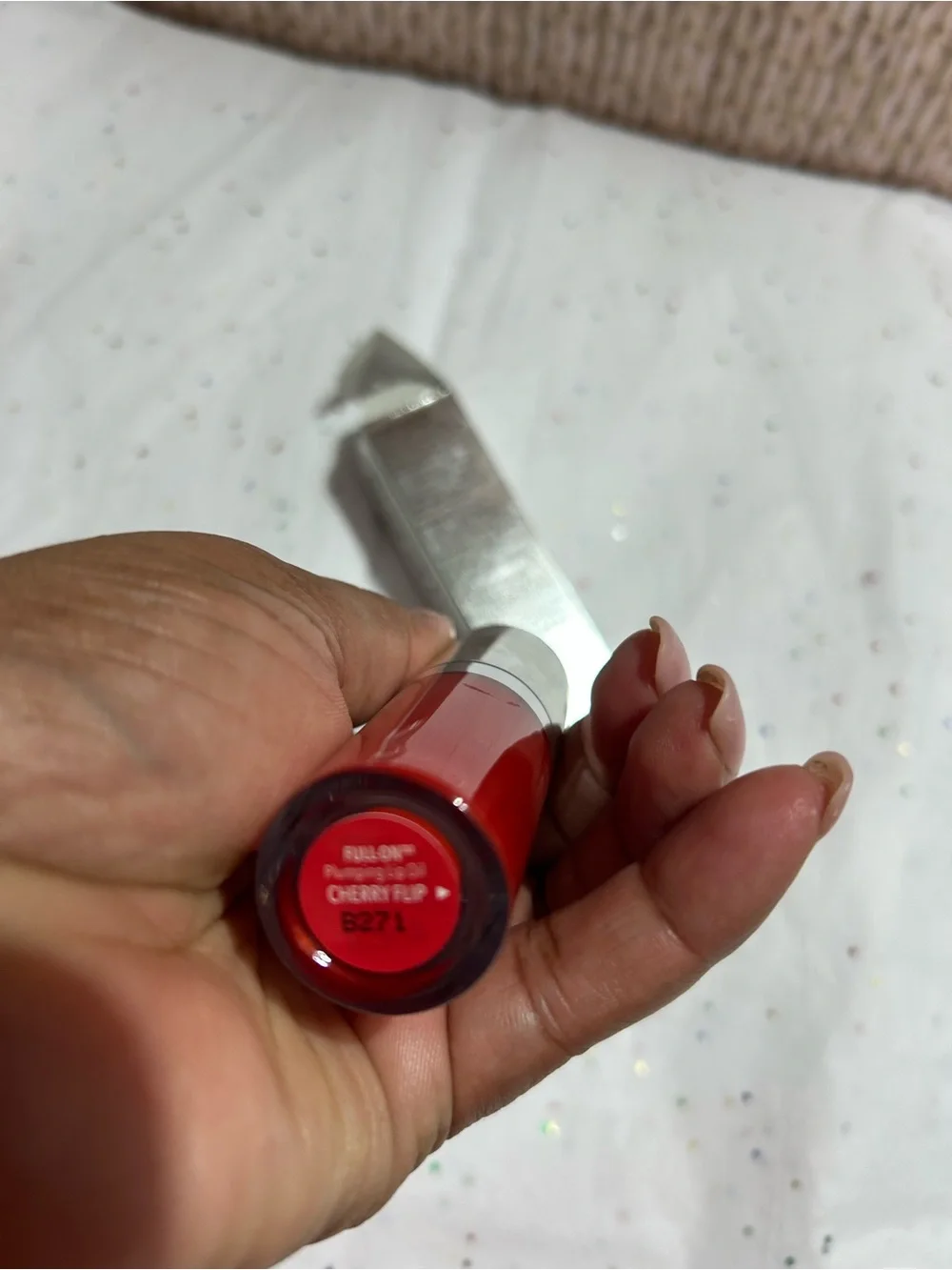 BUXOM Lipstick - Deep Red Cream Finish